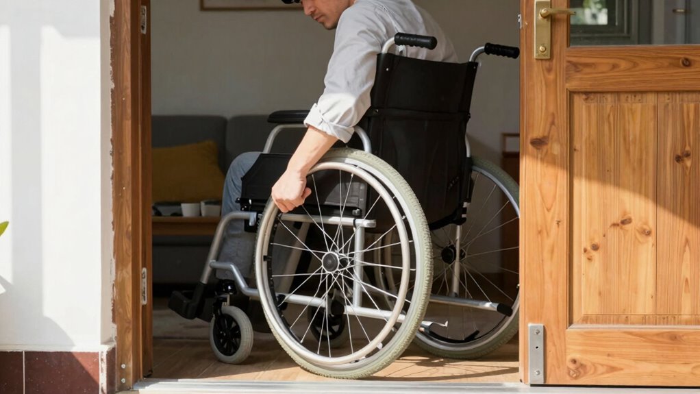 test wheelchair fit comfortably