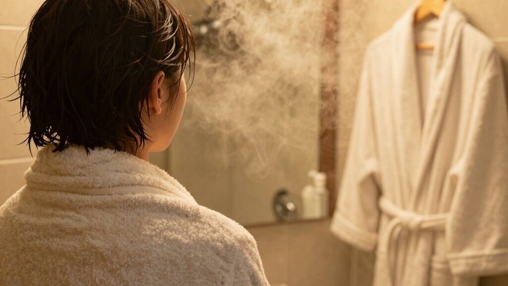 thorough drying prevents chills