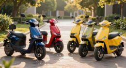 top pneumatic tire scooters