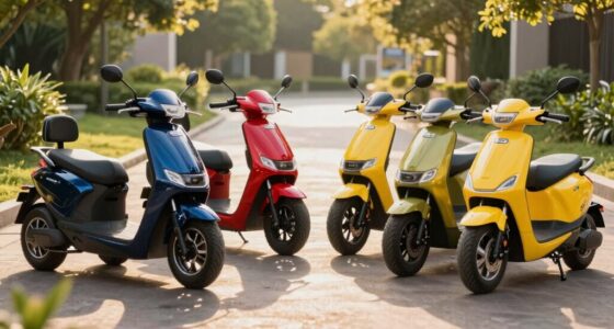 top pneumatic tire scooters