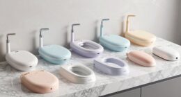 top raised toilet bidet combos