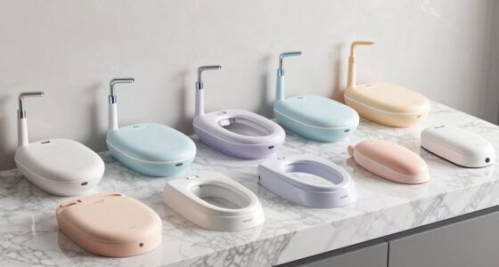 top raised toilet bidet combos