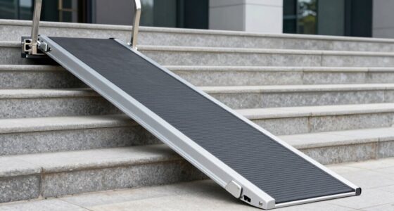 top stairs wheelchair ramps