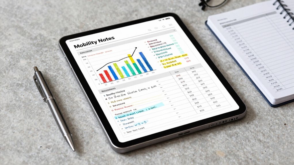 track weekly mobility metrics
