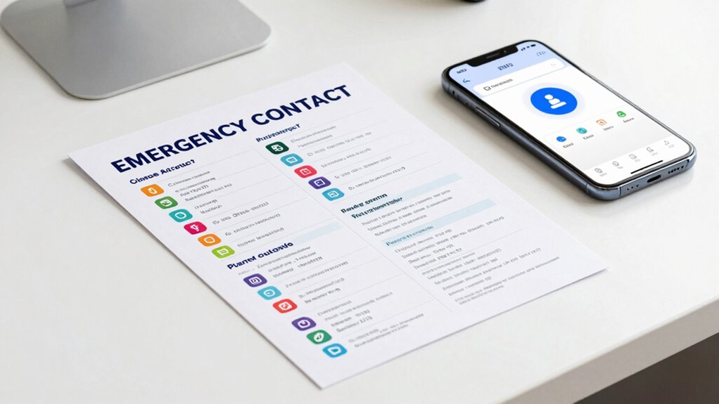 update and secure contacts