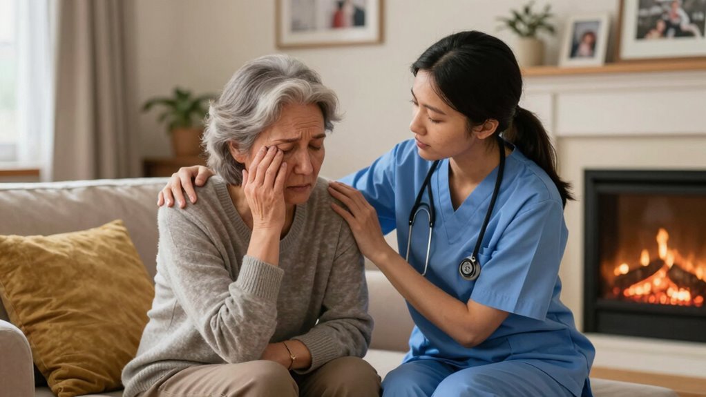 use empathic calming strategies