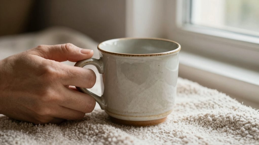 use familiar comforting object