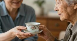 use familiar object to calm