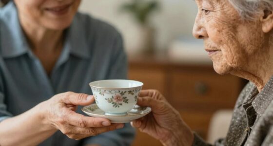 use familiar object to calm