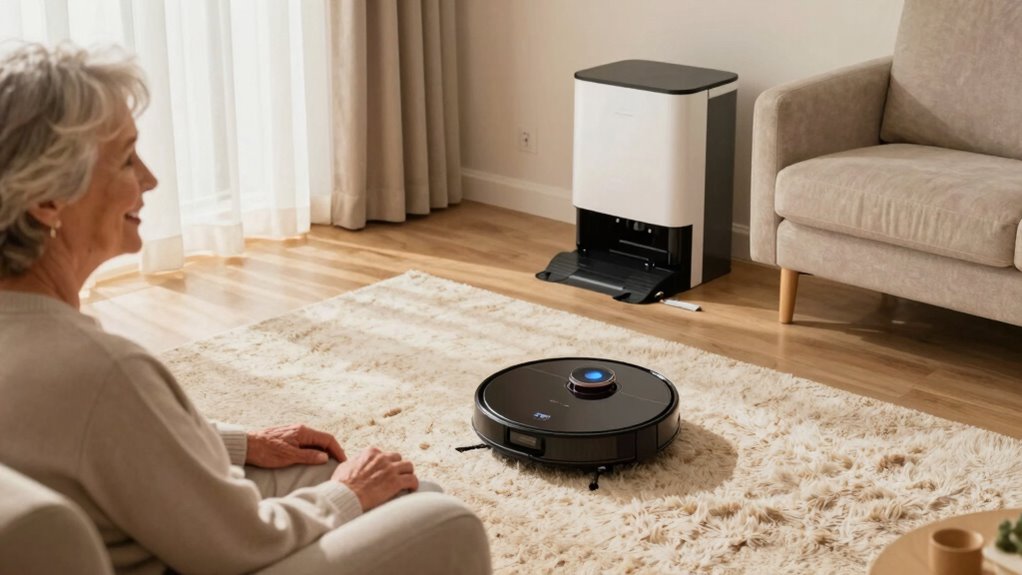 user friendly robot vacuum design