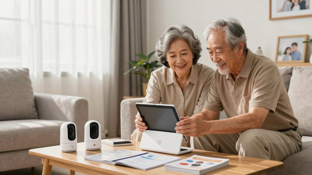 user friendly security for seniors