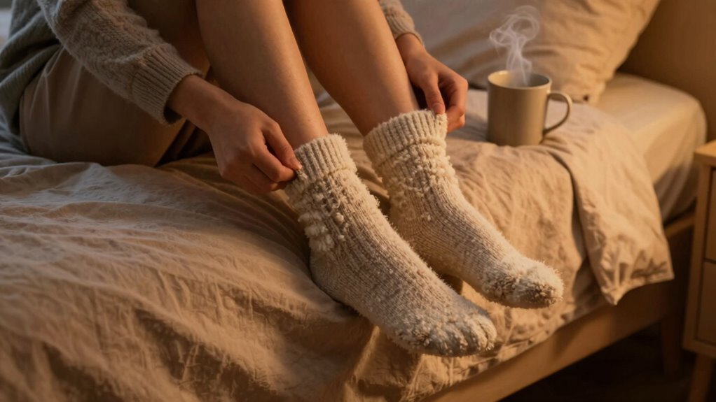 warm feet before sleep