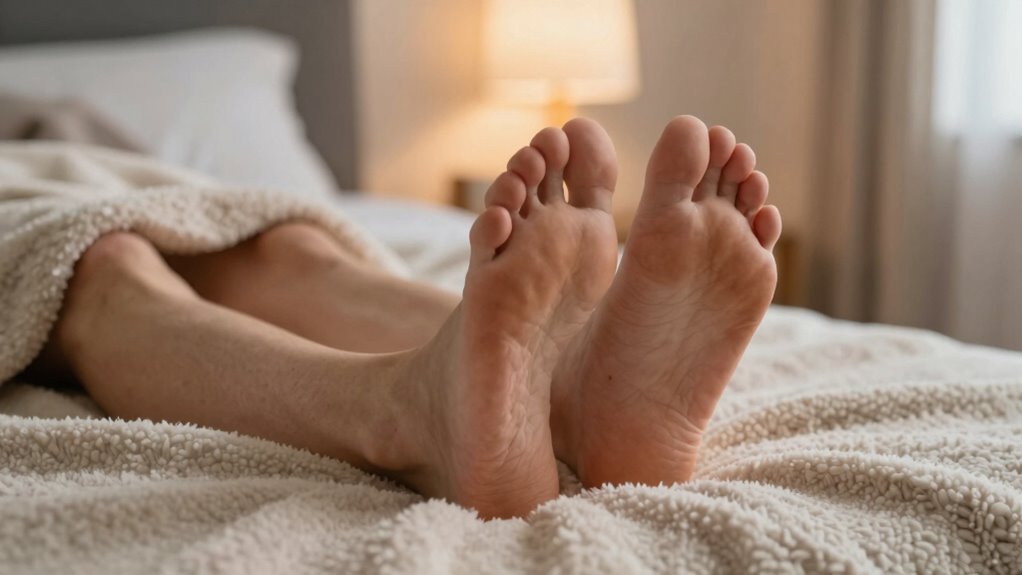warm feet faster sleep