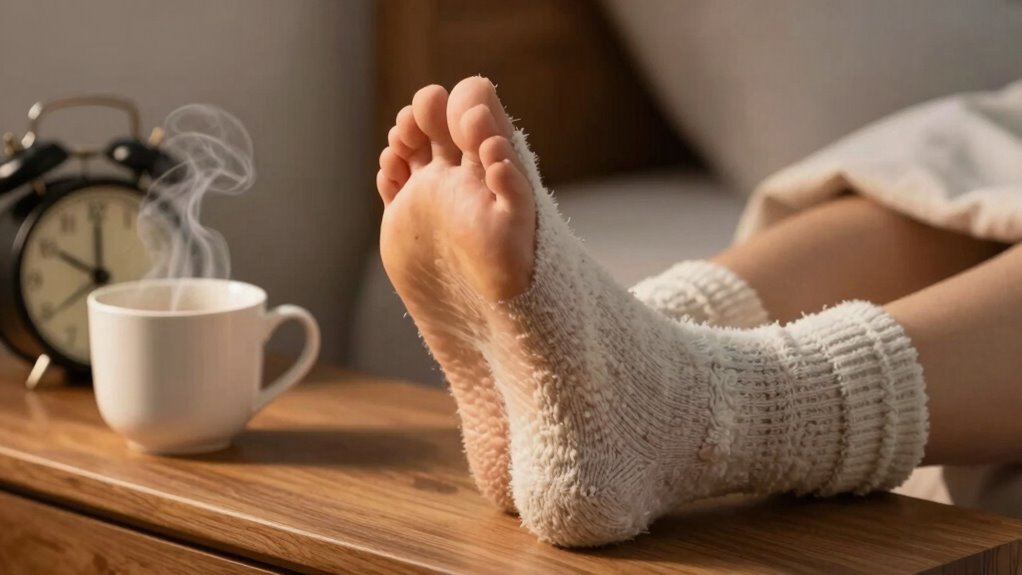 warm feet improve sleep