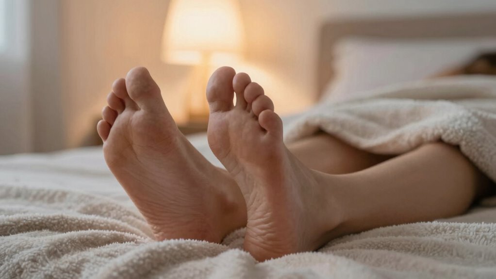 warm feet improve sleep