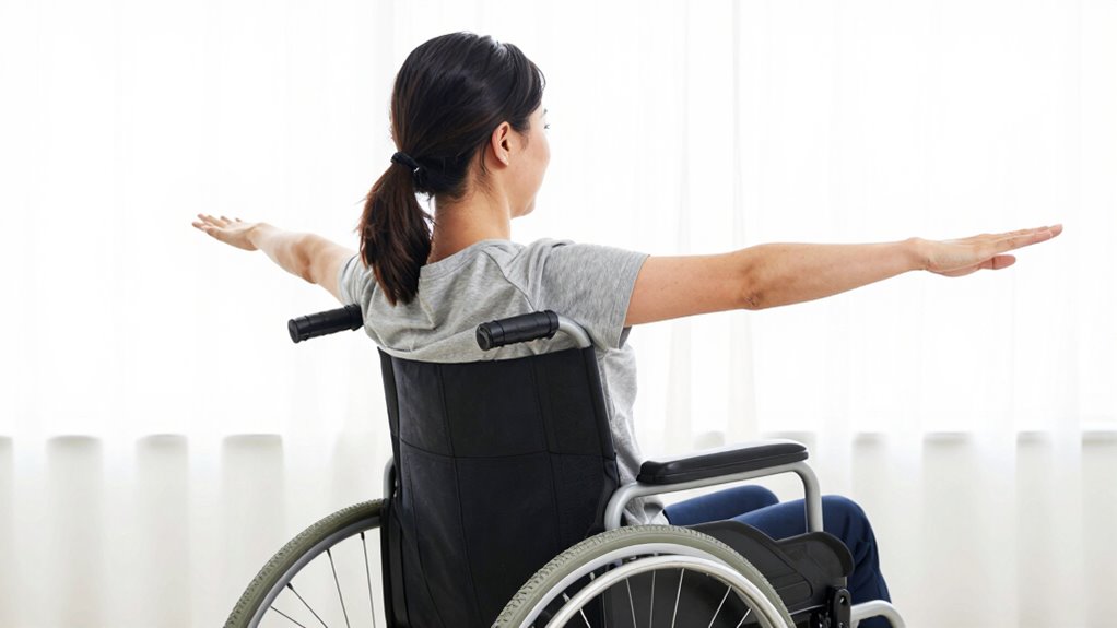 wheelchair posture improvement routine