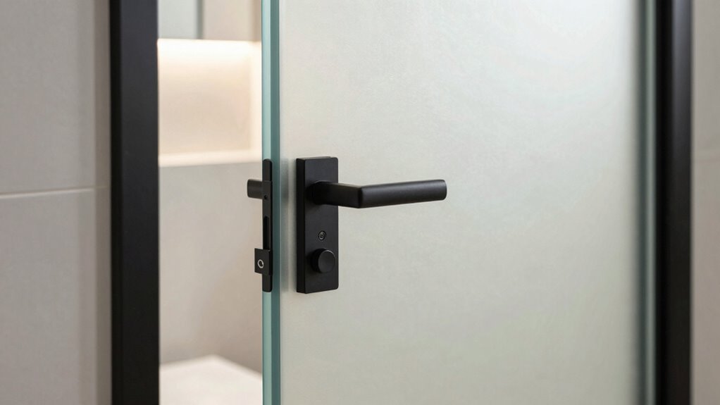 when to lock bathroom doors