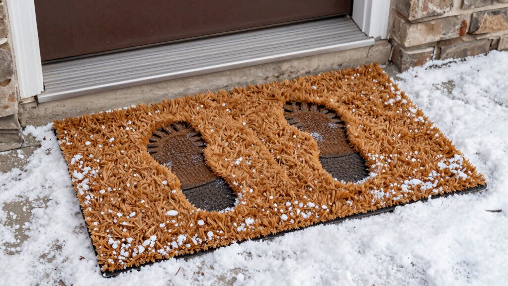 winter safety with doormats