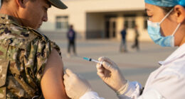 Military requiring flu vaccines for recruits as Air Force base deals with outbreak