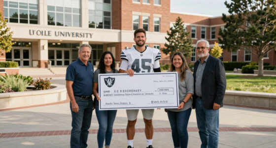 Raiders QB Mendoza, family deliver $500K gift to University of Miami for MS research