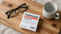 The Amount Of Warnings Not To Take While Pregnant On This Pack Of Thalidomide. (It's Still Useful For Treating Certain Cancers)
