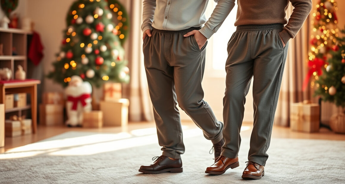 LETAOTAO Men's Elastic Waist Pants: Holiday Review